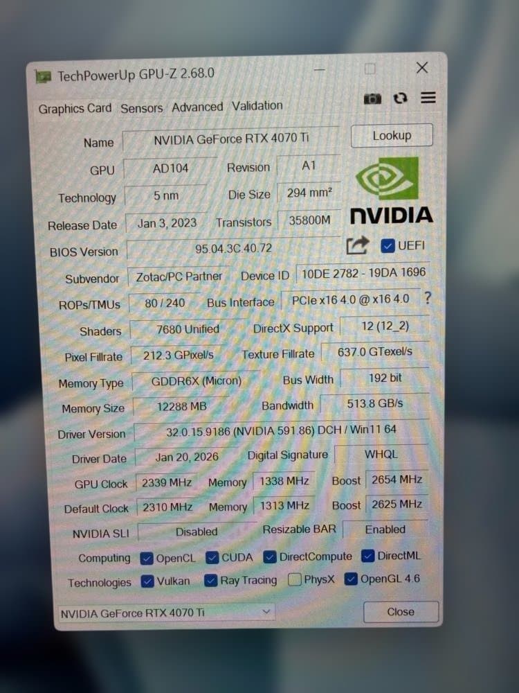 Ryzen 7800X3D + B650 + RTX 4070 Ti フルセット
