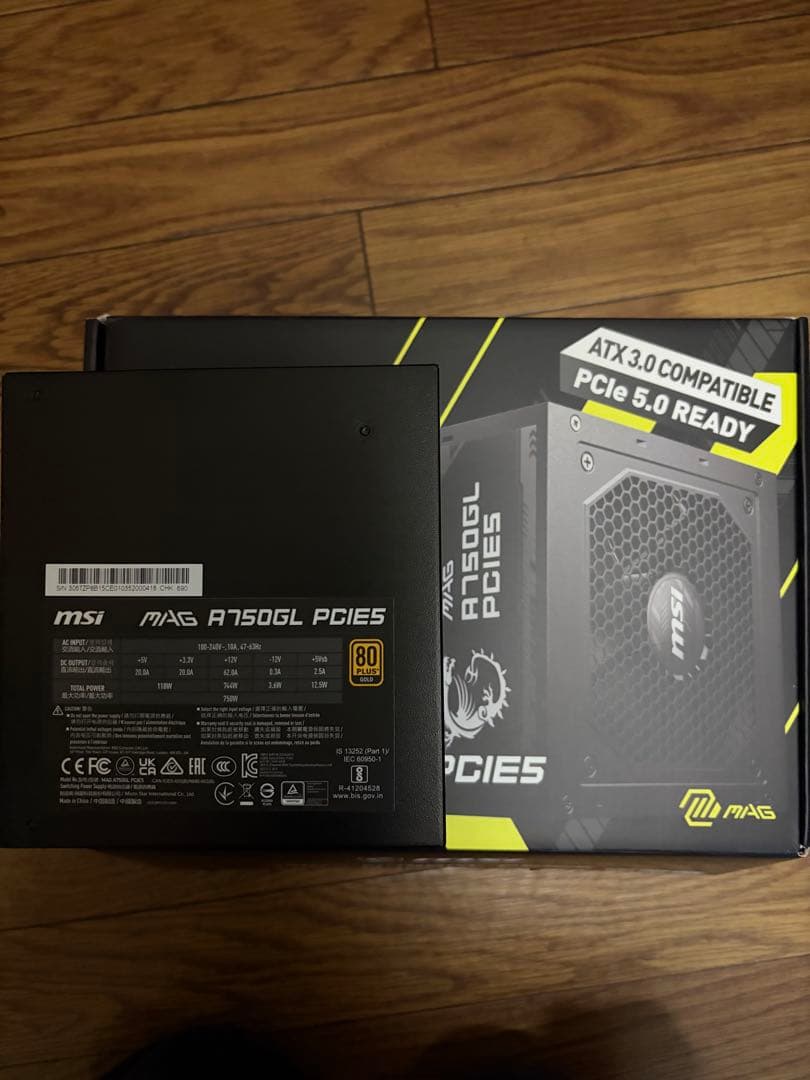 Ryzen 7800X3D + B650 + RTX 4070 Ti フルセット