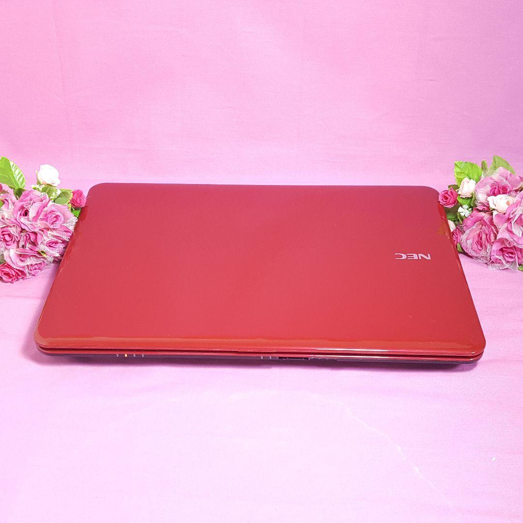 Win11/赤色/Lavie/爆速SSD256G/CORE-i5/DVDドライブ