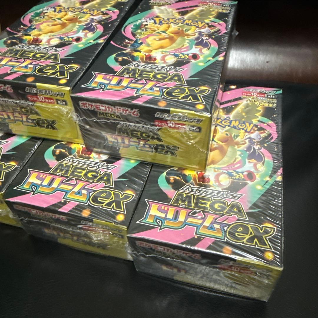 【シュリンク付き】未開封品 ポケモンカードゲーム MEGAドリームex 5box
