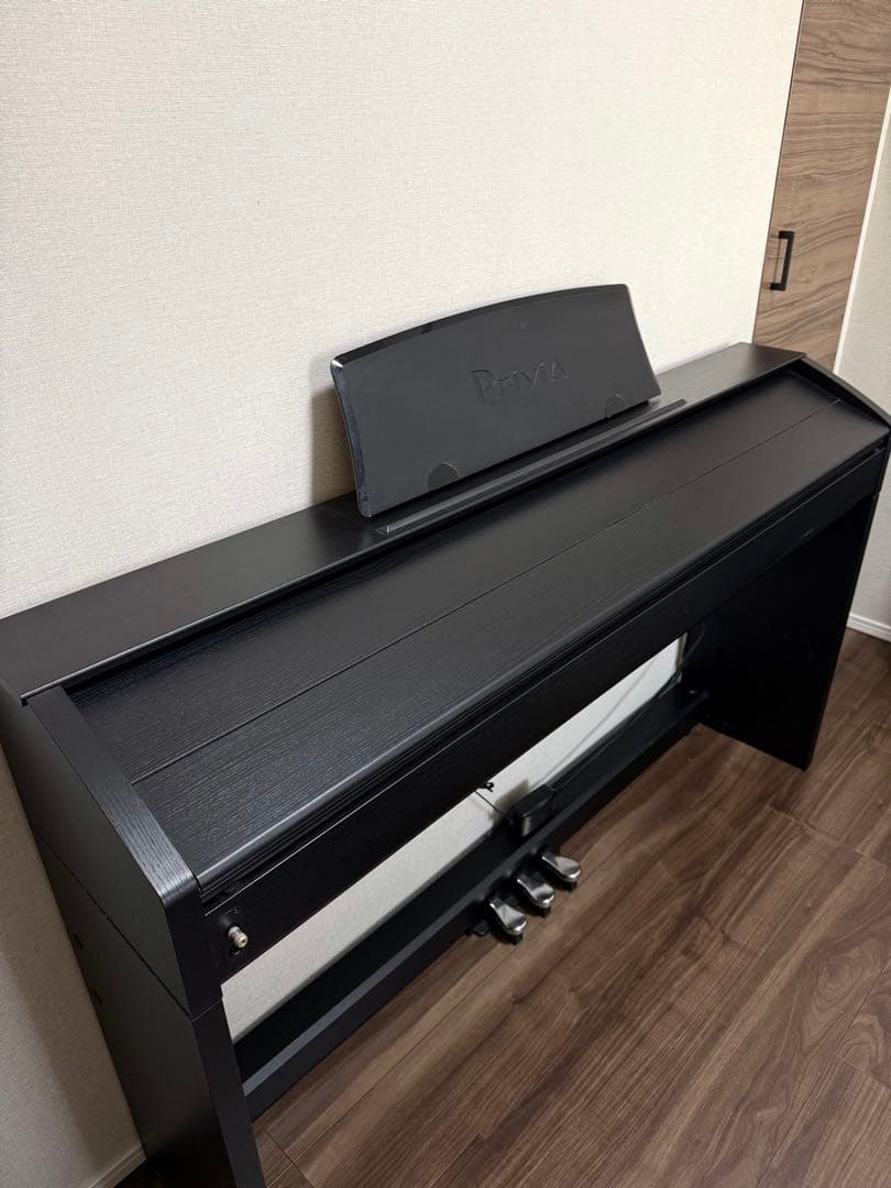CASIO 電子ピアノ 88鍵盤 ブラック Privia 録音機能付き