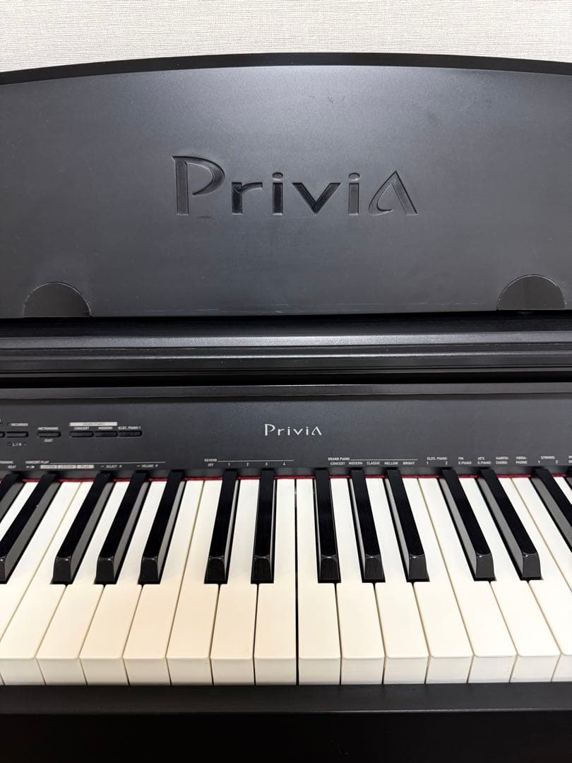 CASIO 電子ピアノ 88鍵盤 ブラック Privia 録音機能付き