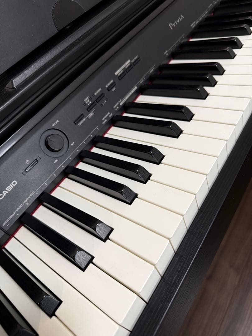 CASIO 電子ピアノ 88鍵盤 ブラック Privia 録音機能付き