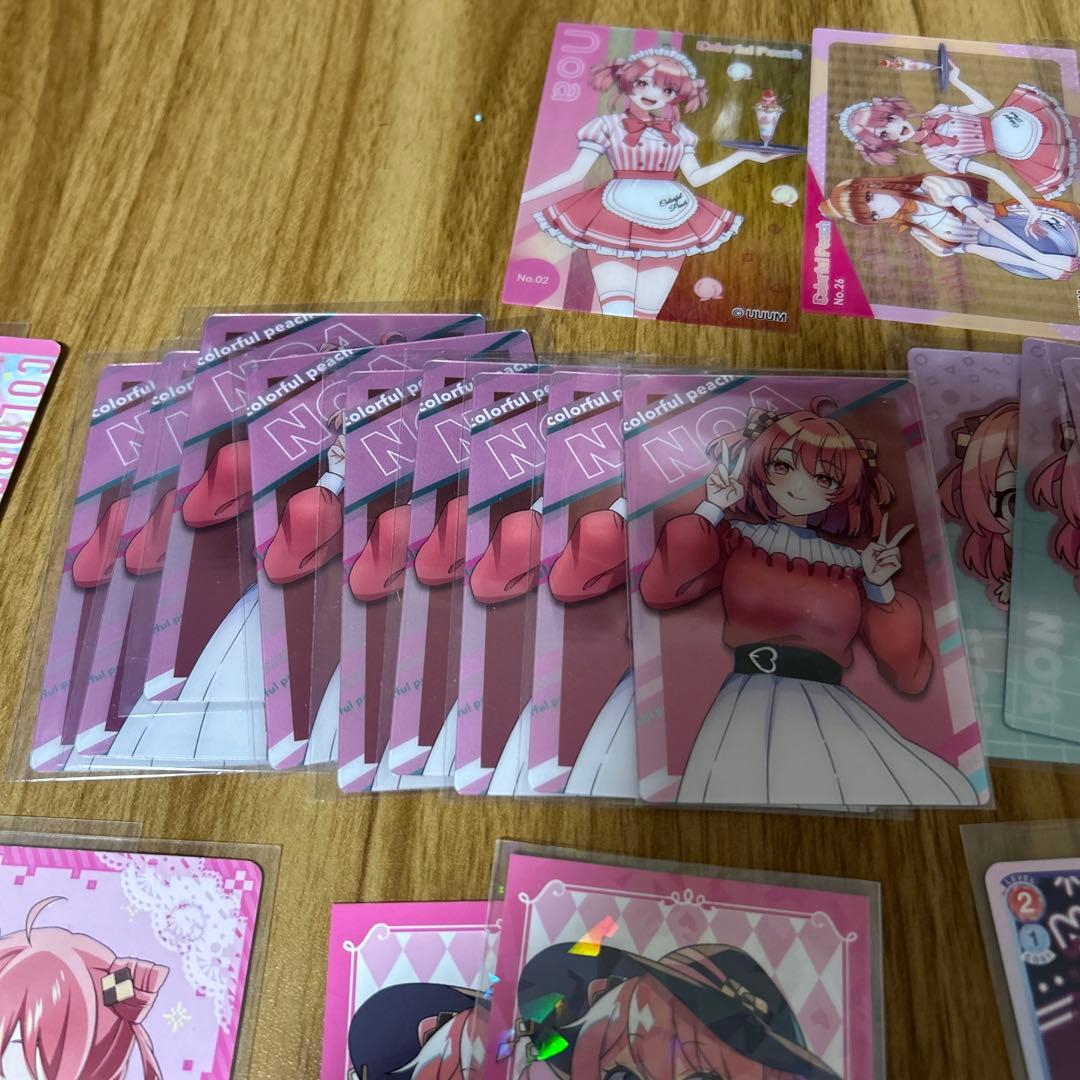 カラフルピーチ　のあさんカード多数