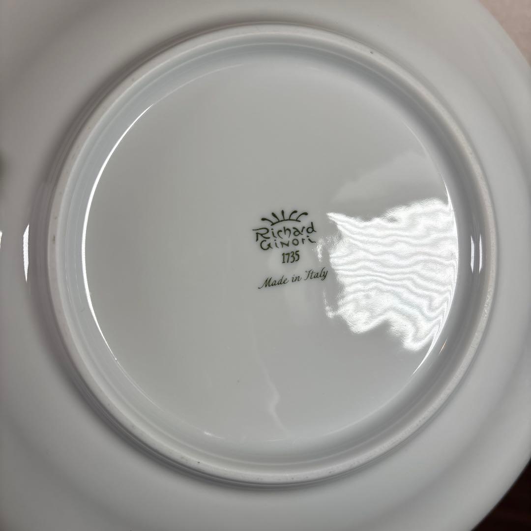 リチャードジノリ ベッキオホワイト ディーププレート 26㎝ 1枚