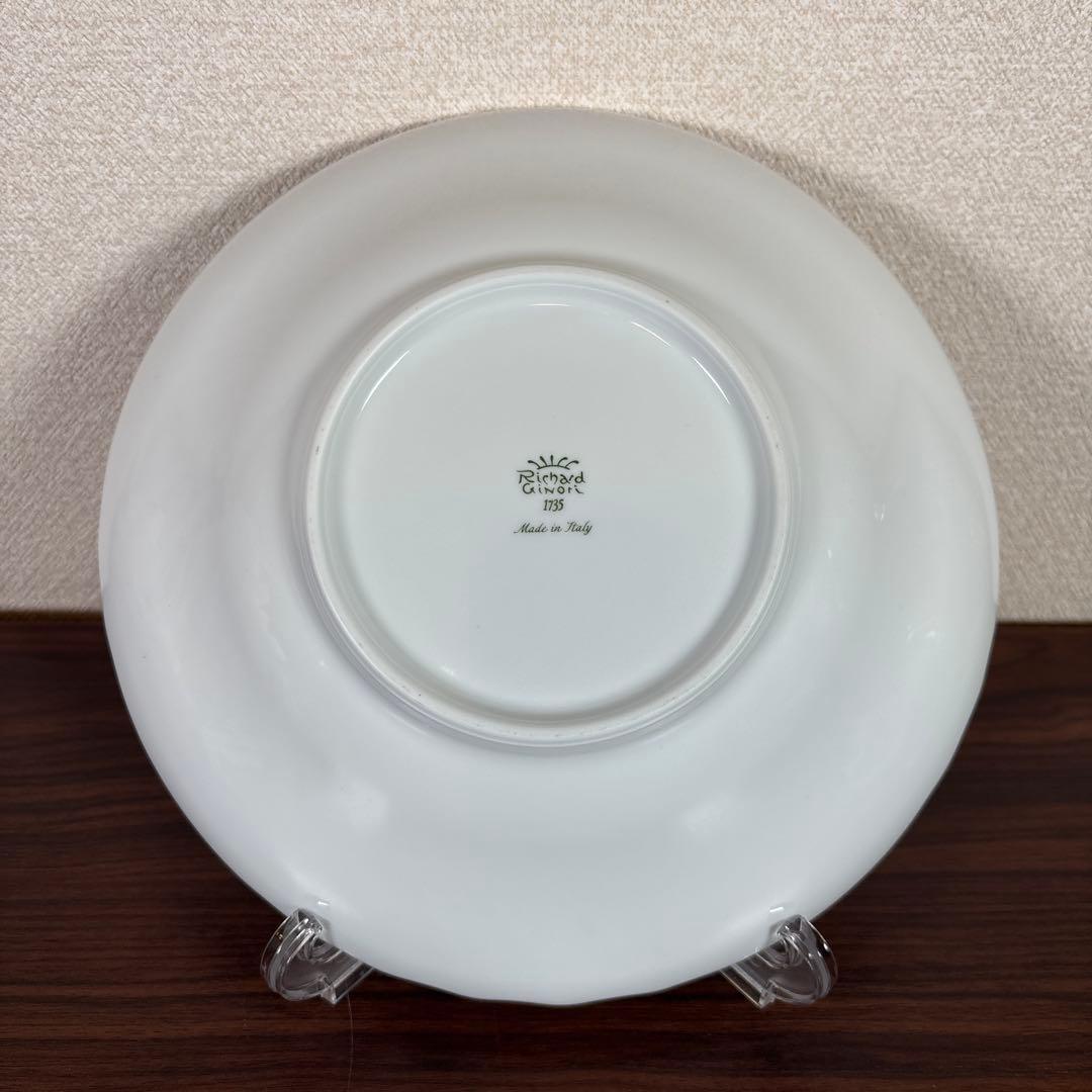 リチャードジノリ ベッキオホワイト ディーププレート 26㎝ 1枚
