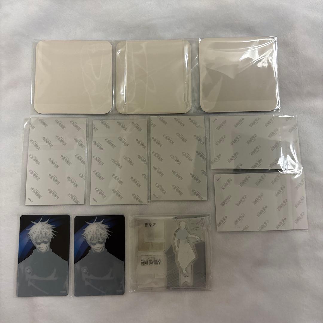 呪術廻戦 アトコ メモリアル 箔押しクリアカード アクリルフィギュア 五条悟