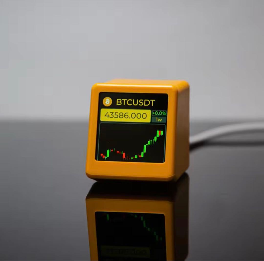 【新品未使用】BTC価格表示モニター 暗号資産 ビット デスク用ガジェット