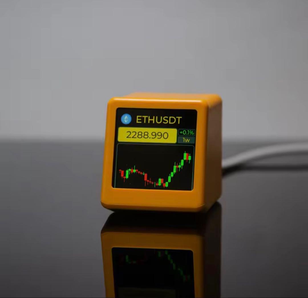 【新品未使用】BTC価格表示モニター 暗号資産 ビット デスク用ガジェット