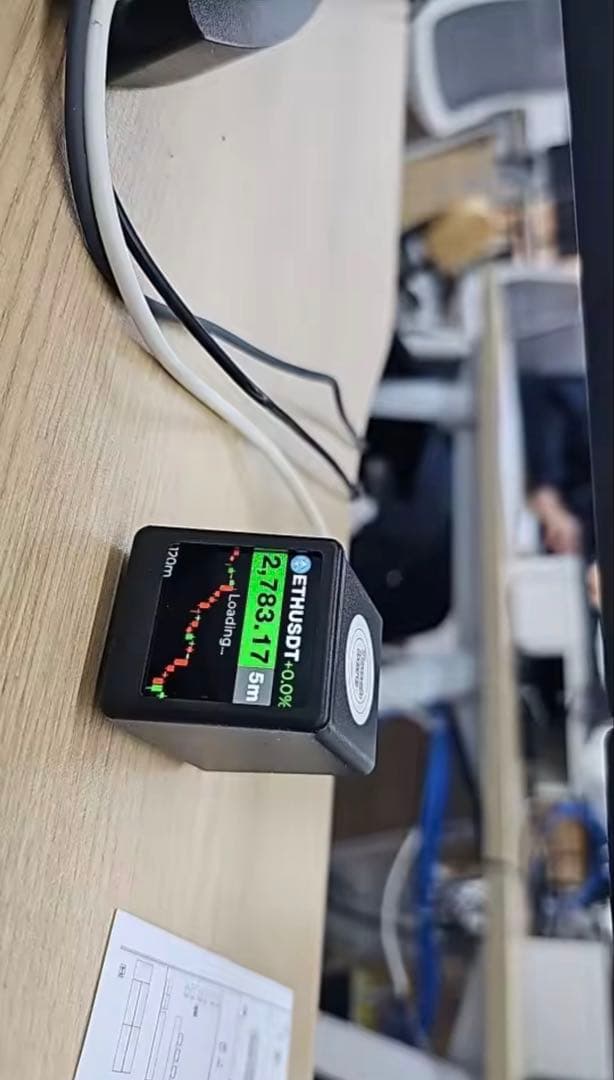 【新品未使用】BTC価格表示モニター 暗号資産 ビット デスク用ガジェット