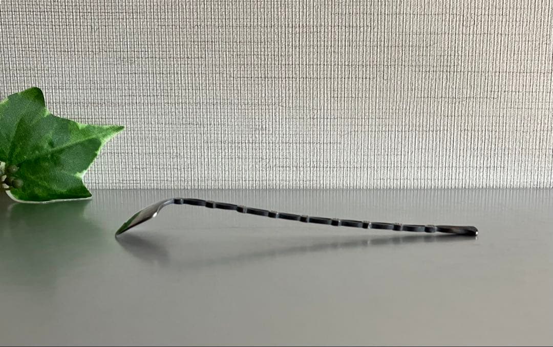 銀スプーン　silver925 シルバー　茶さじ　金工　小原ゆかり　茶道具