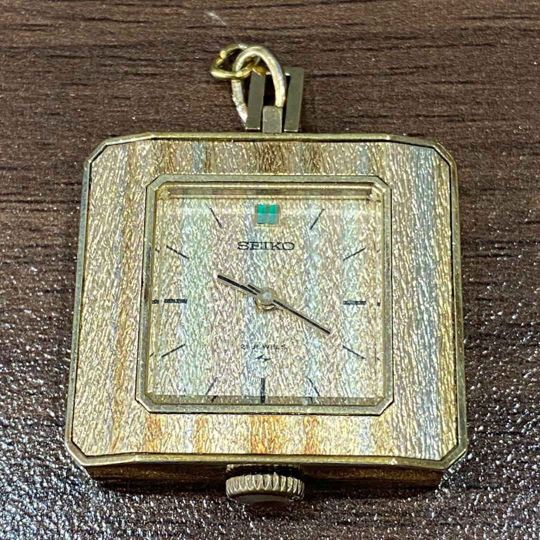 【SEIKO】セイコー　ペンダントウォッチ アンティーク 21石