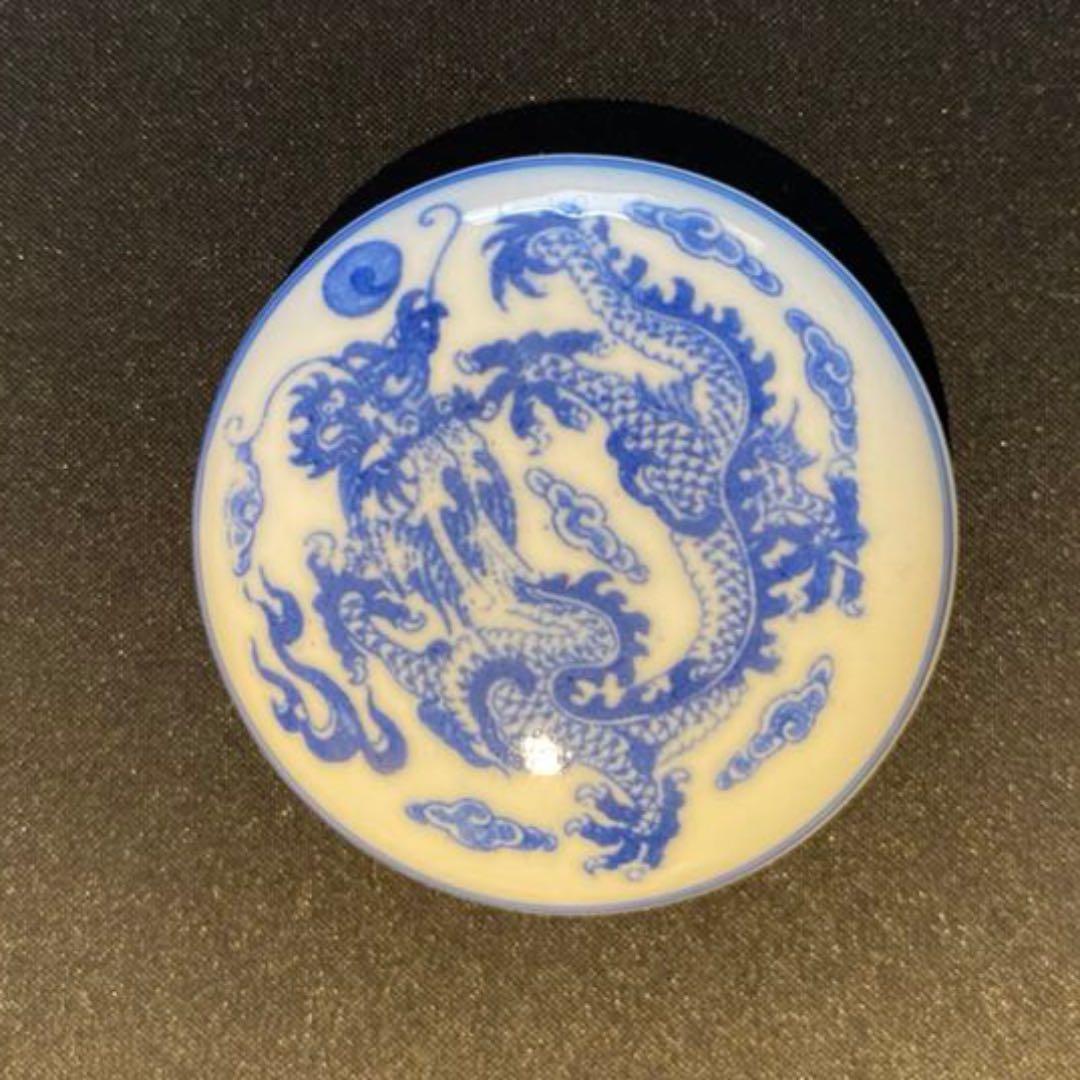 上海西泠印社　精制上品硃磦（朱膘）朱砂印泥　３０g装　補充油付