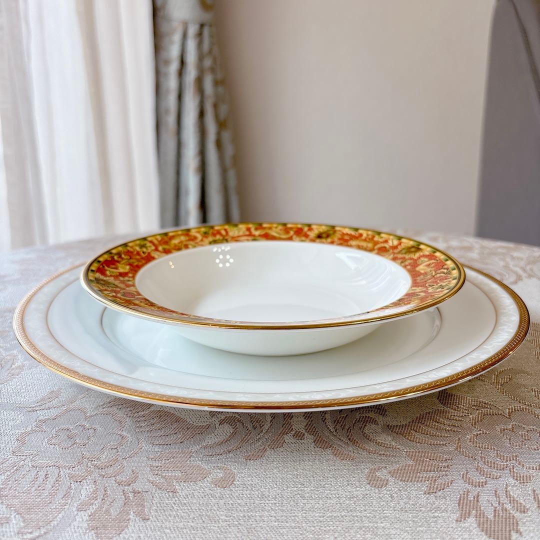 希少品❤️未使用❤️ウェッジウッド❤️ペルシア❤️スープ皿　パスタ皿　20cm　2枚