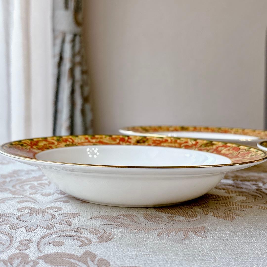 希少品❤️未使用❤️ウェッジウッド❤️ペルシア❤️スープ皿　パスタ皿　20cm　2枚