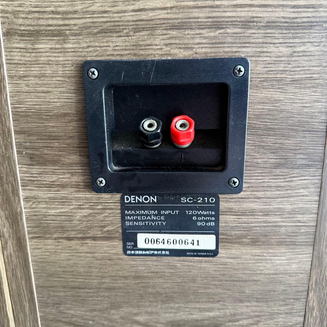 L5美品✨ Denon SC-210 スピーカー デノン 2ウェイスピーカー