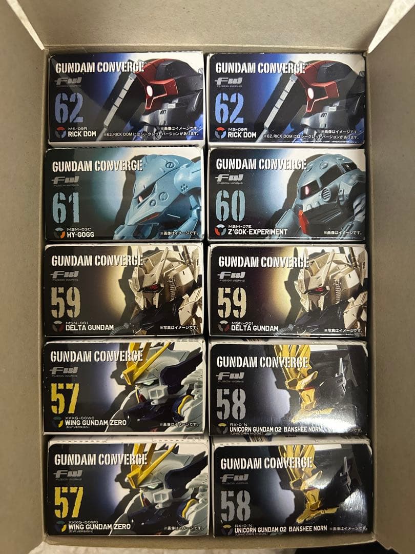 d*2様 【希少】未開封　ガンダムコンバージ　旧弾　BOX 引退　まとめ売り