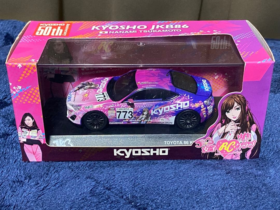[未開封品]京商 トヨタ86塚本奈々美モデル OVER TAKE！仕様2台セット