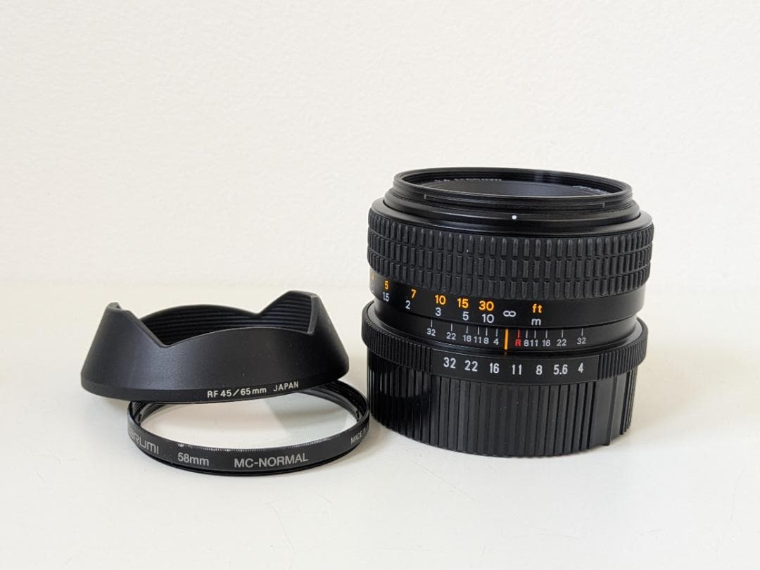 BRONICA ZENZANON-RF 65mm f/4 レンズ
