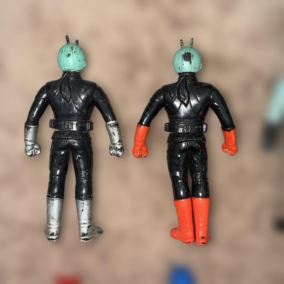 【当時物】仮面ライダーソフビ フィギュア14体セット 昭和〜平成初期 まとめ売り