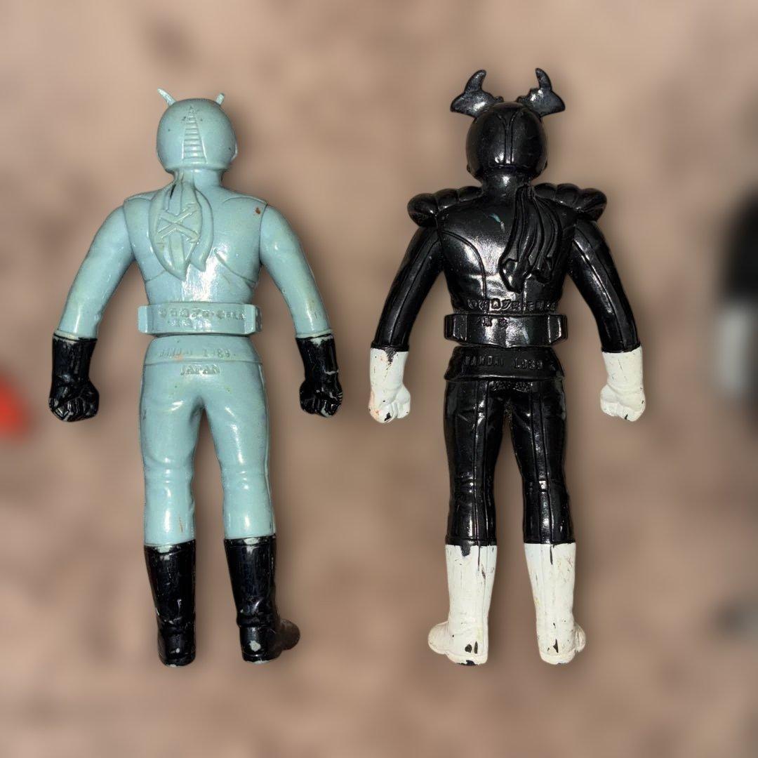 【当時物】仮面ライダーソフビ フィギュア14体セット 昭和〜平成初期 まとめ売り