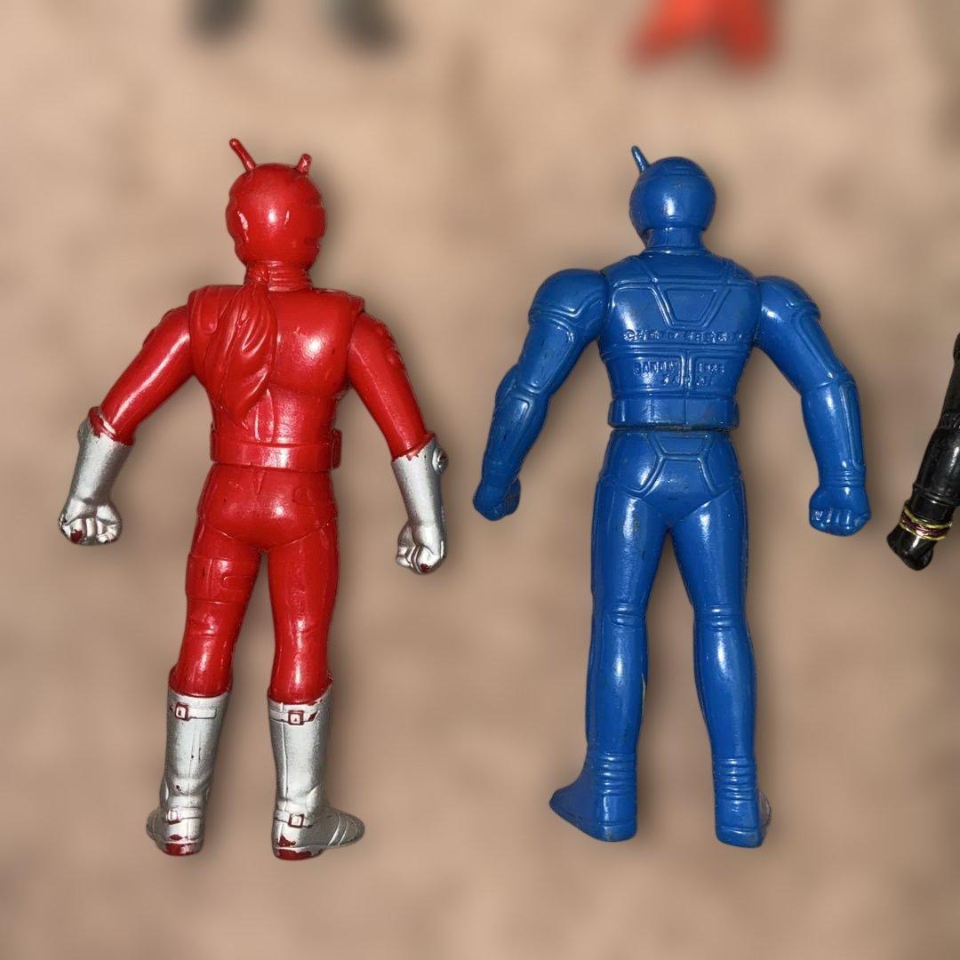 【当時物】仮面ライダーソフビ フィギュア14体セット 昭和〜平成初期 まとめ売り