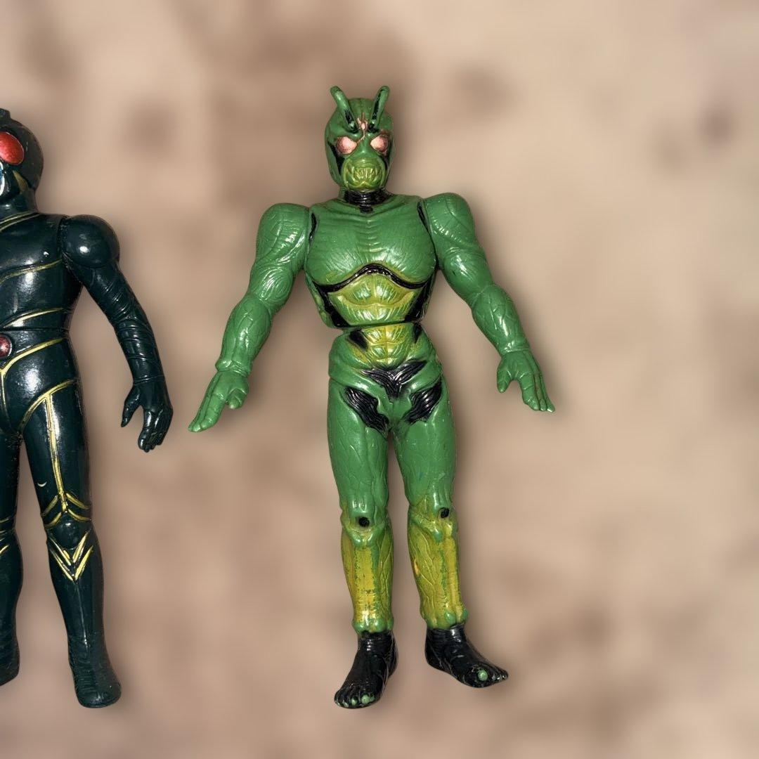 【当時物】仮面ライダーソフビ フィギュア14体セット 昭和〜平成初期 まとめ売り