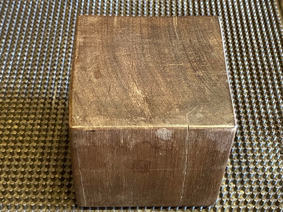 台湾木彫彫刻　福禄寿/仙人 鑑賞台座付 ヴィンテージ　レア 中国　台湾茶器