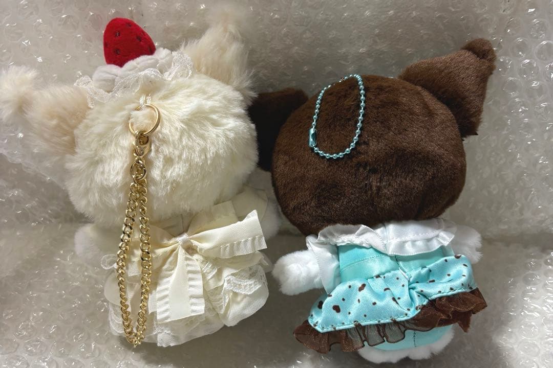 【2点セット】クロミ　ぬいぐるみマスコット　ショートケーキ　チョコミント