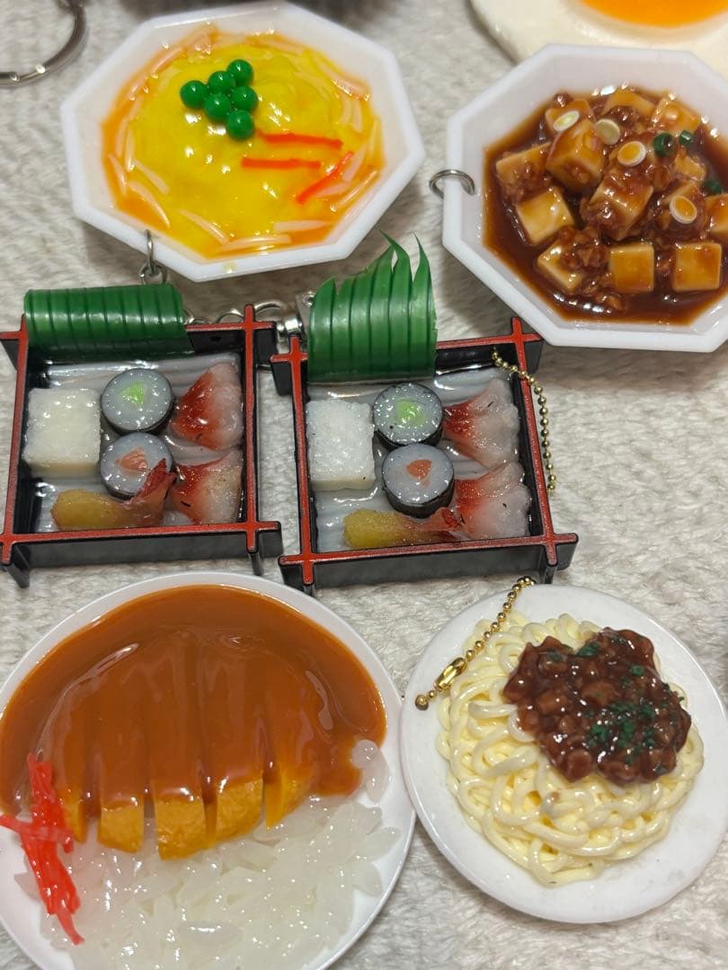 食品サンプル キーホルダー 17点 まとめ売り