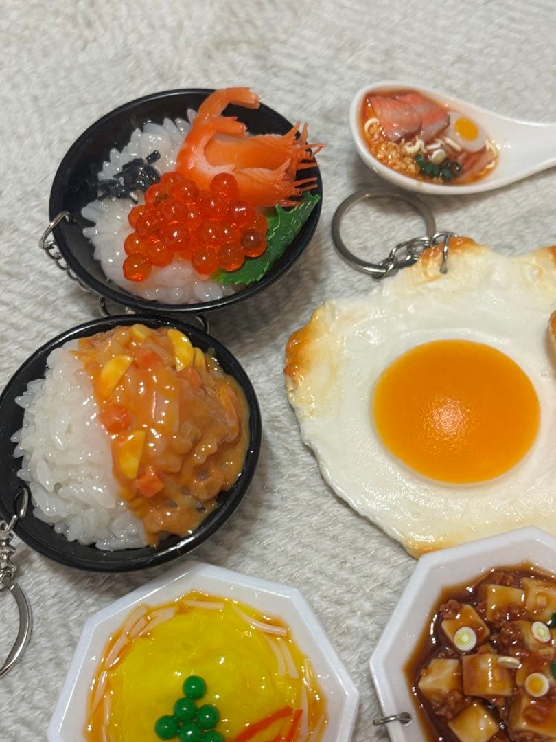 食品サンプル キーホルダー 17点 まとめ売り