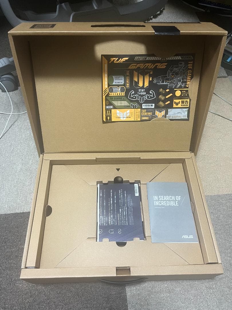 ASUS TUF Gaming F15 FX507Z メモリ64GB 増設