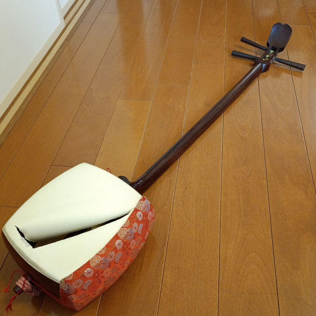 01 細棹　三味線本体