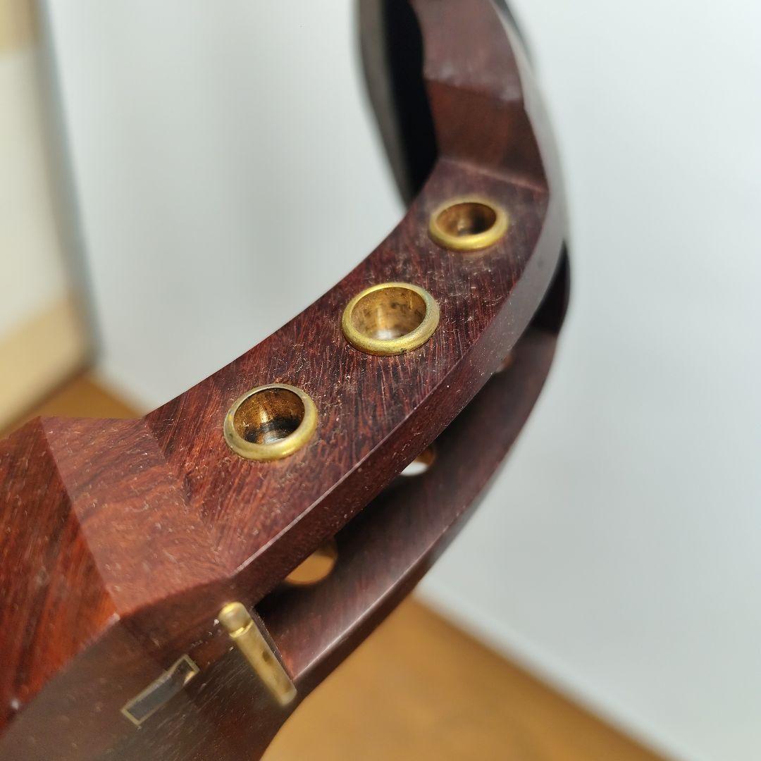 太棹 三味線本体 バチ、ケース付き