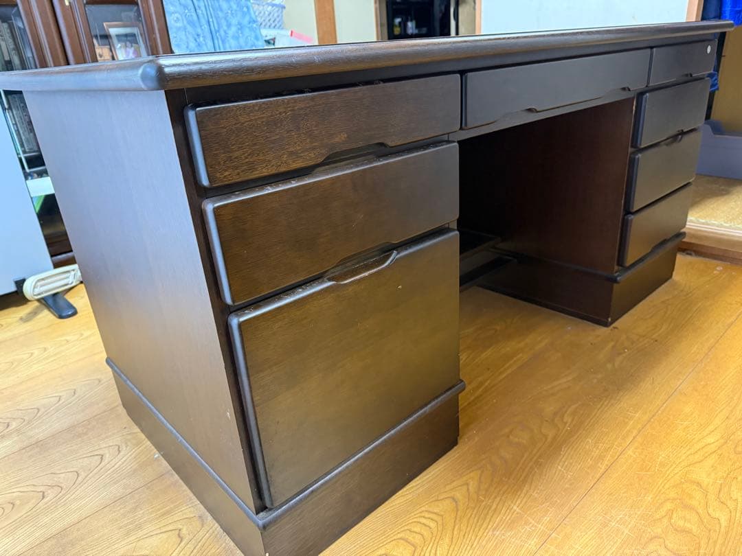 マルニ　Marni 木製書斎机　 両袖机 エグゼクティブデスク ワークデスク