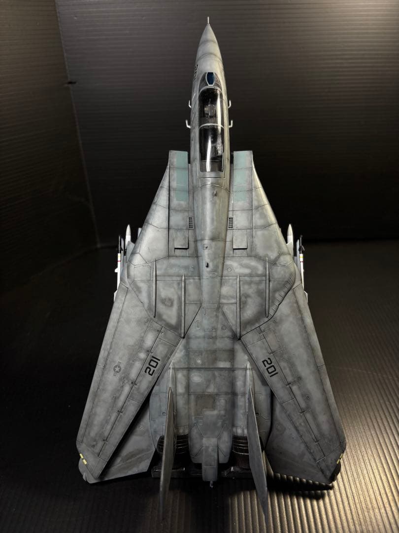 F14A トムキャット　ロービジ仕様　1/72 プラモデル完成作品