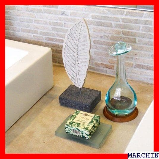 《送料無料》 バナナリーフをモチーフにしたスタンドストーン 貨 雑貨 バリ 20