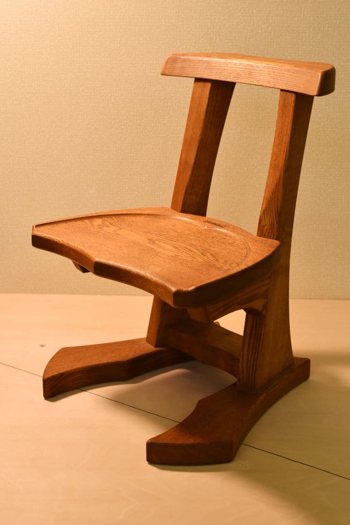 子供椅子 タモ材の子供イス クワガタタイプ