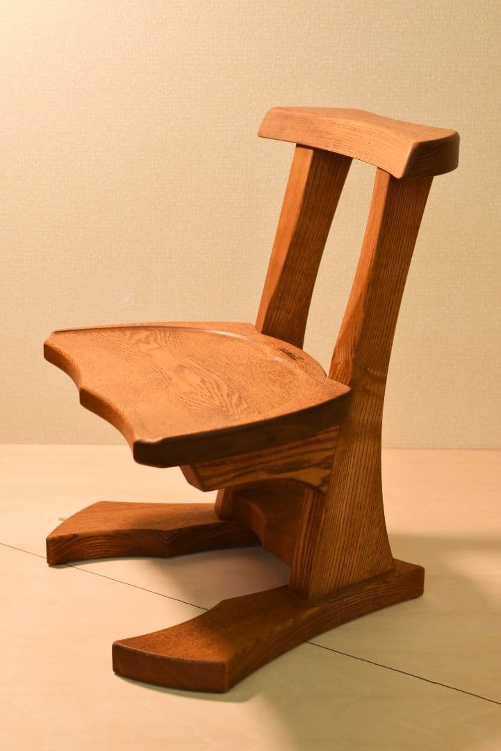 子供椅子 タモ材の子供イス クワガタタイプ