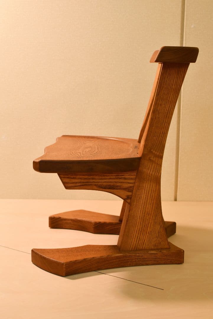 子供椅子 タモ材の子供イス クワガタタイプ