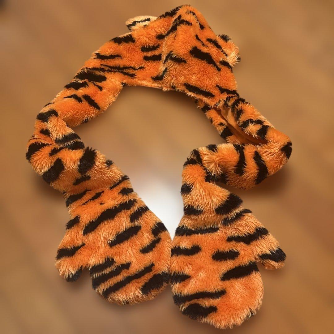 ティガー マフラー もこもこ パーク販売終了