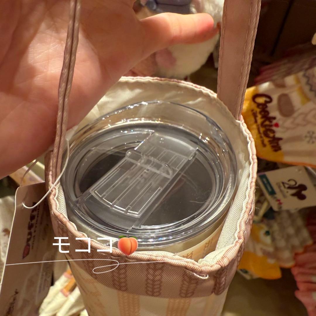 香港ディズニー　クリスマス　ダッフィーフレンズ　ステンレスボトル　水筒カバー