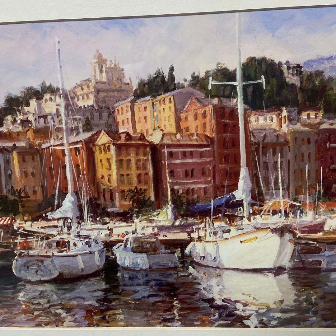 絵画 E BATES < HARBOR VIEW >