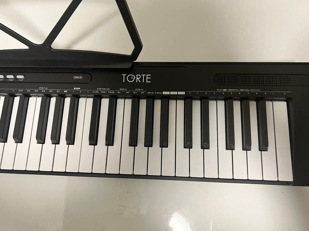 TORTE TSDK-61 電子キーボード 61鍵盤 練習用 入門用 電子ピアノ