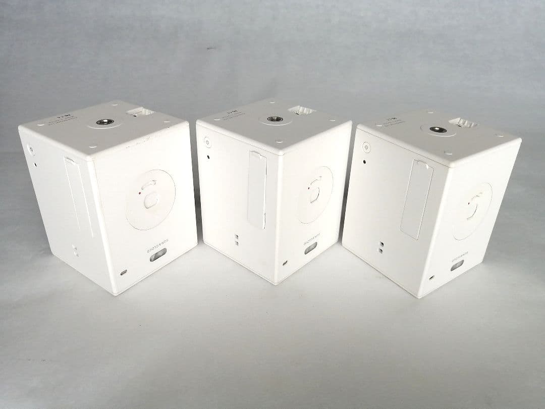 未使用品3台　蓄電不良サンアンドクラウド白3台　パワーショベルトイカメラ