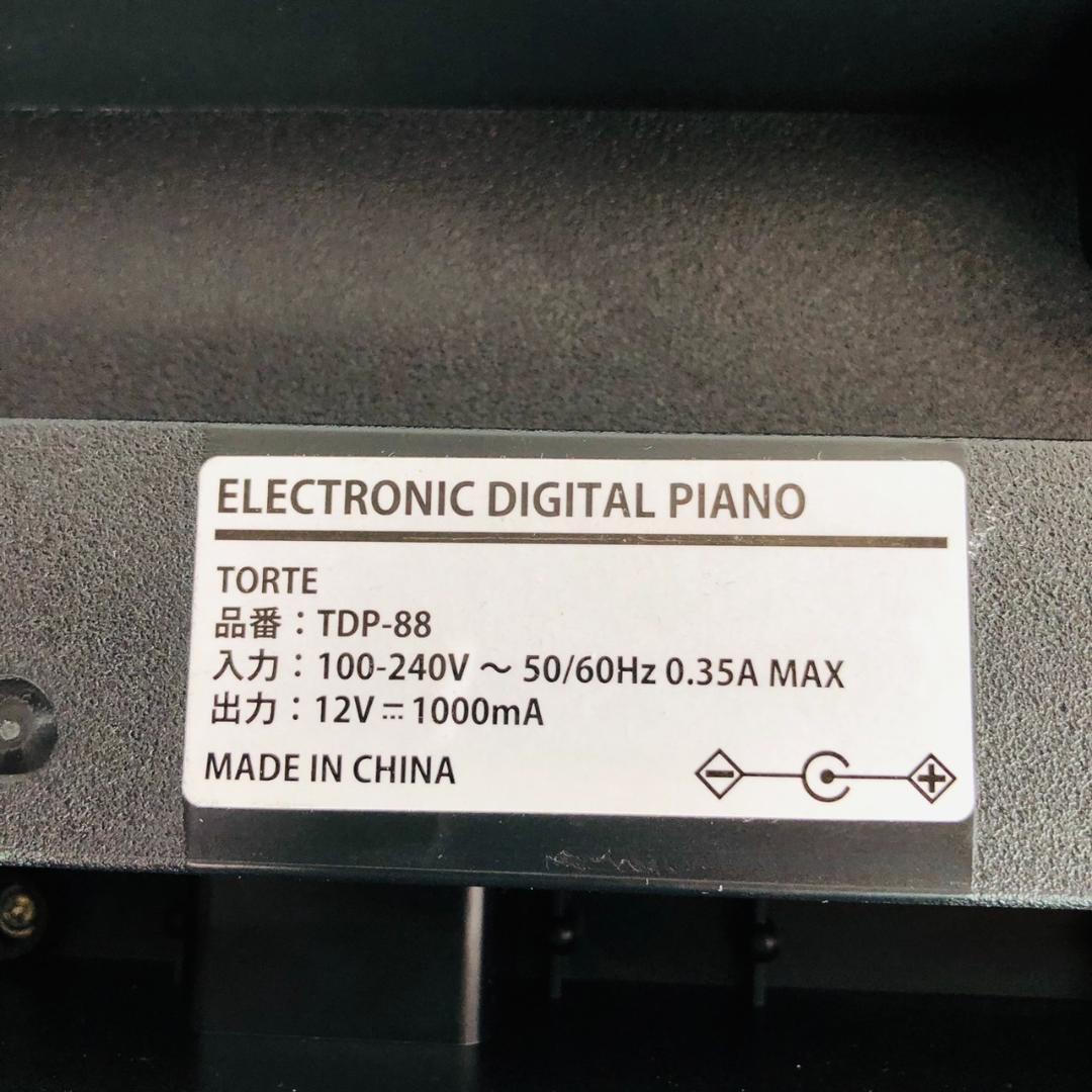 TORTE 電子ピアノ キーボード TDP-88