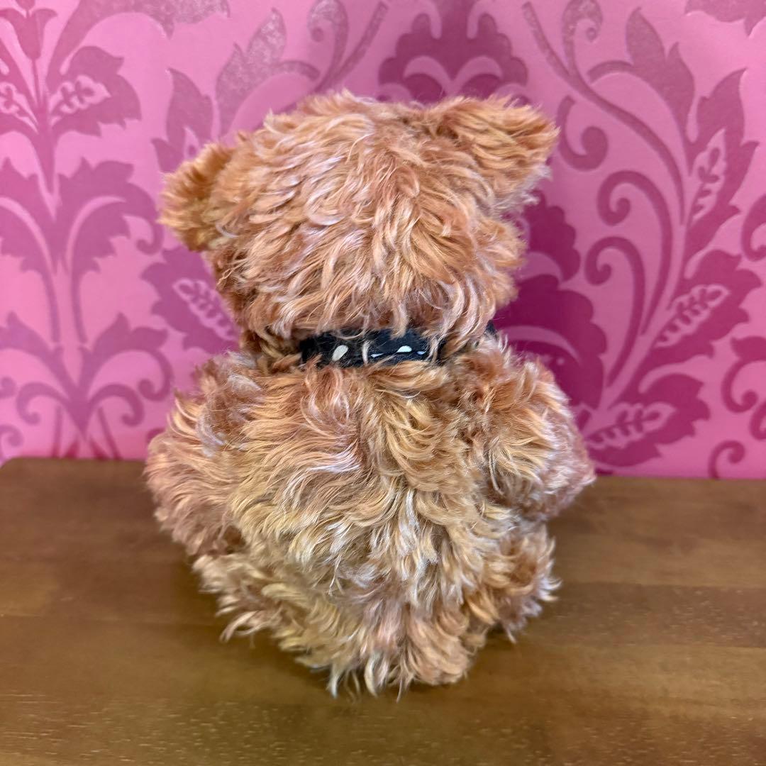 真壁　ヴィンテージモヘアテディベア 33cm ソフトカーリー21cm 2体