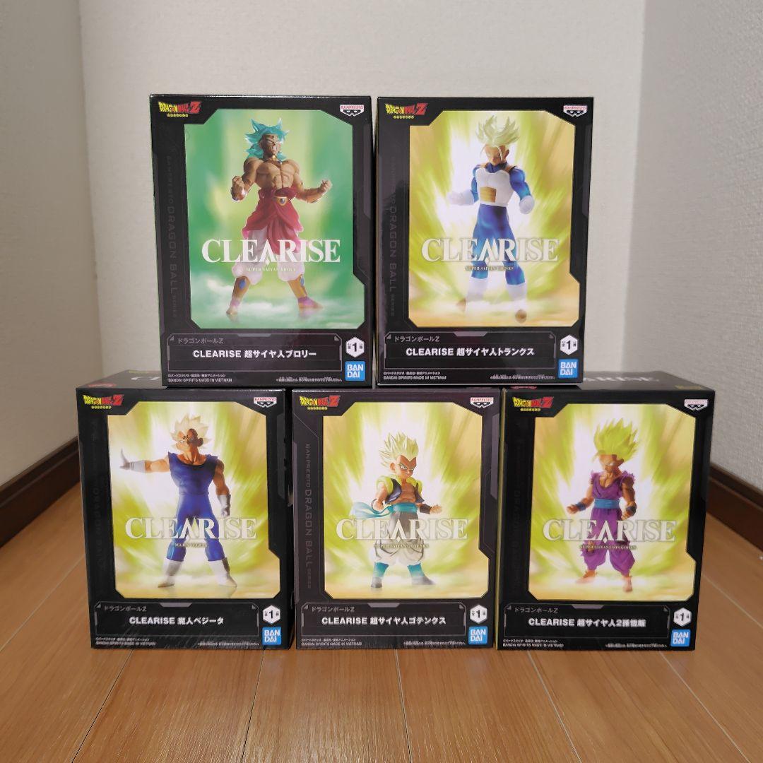ドラゴンボール CLEARISE フィギュア 5体セット