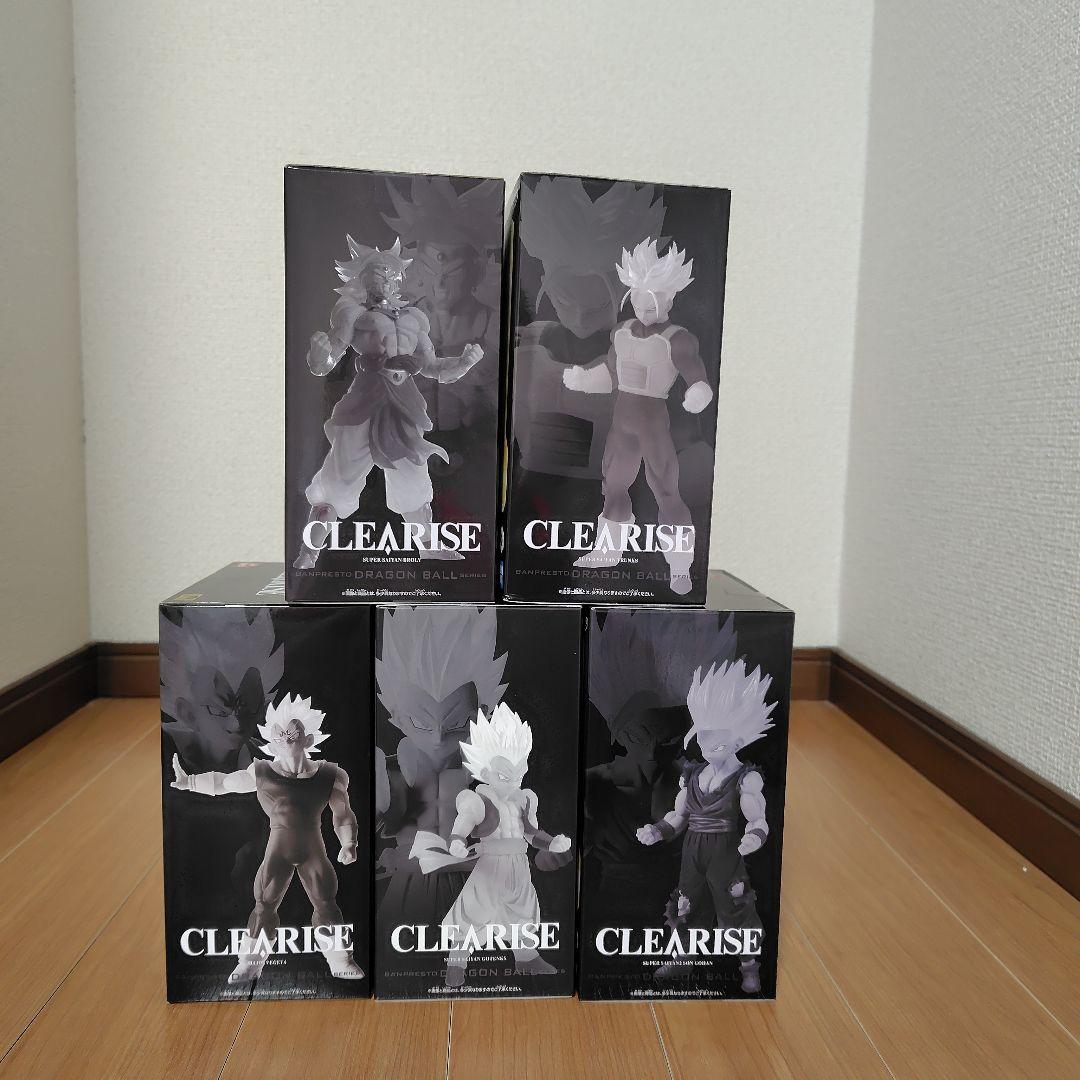 ドラゴンボール CLEARISE フィギュア 5体セット