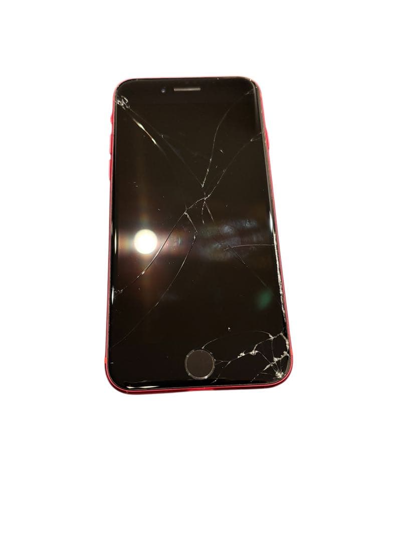 iPhoneSE（第2世代）画面ひび割れあり